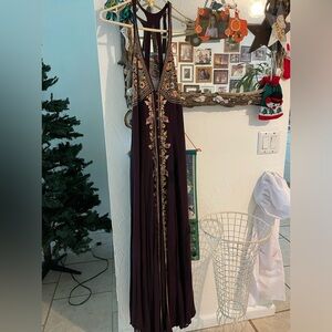 Ecote long purple dress